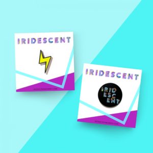 Iridescent Logo Pin: Iridescent Swag