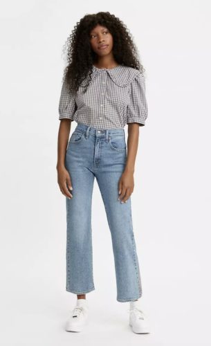 Levi’s High Rise Cropped Flare